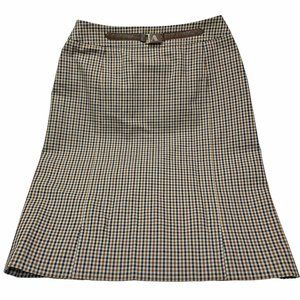 AQUASCUTUM LONDON‎ Check Pencil Skirt